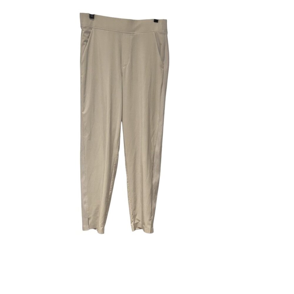 Brooklyn Mid Rise Ankle Pant, Wrinkle-resistant, Light Tan, Size 6